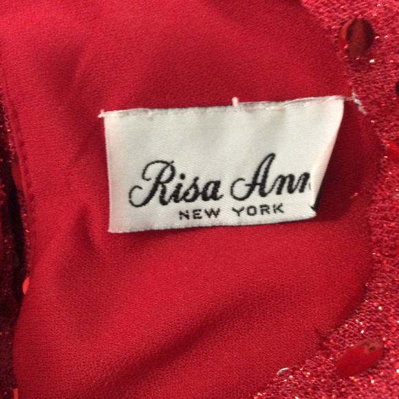 Red Sparkly Sequin Sissy Gurl Queen Party Dress - Picture 5 of 8